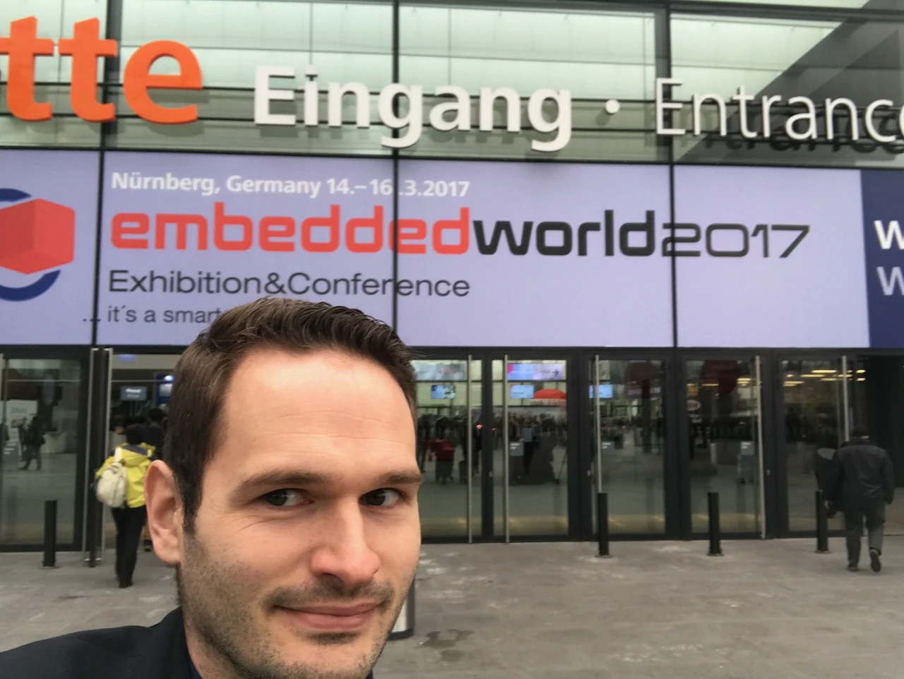 14.03.2017 - erster Messebesuch als CRETEC