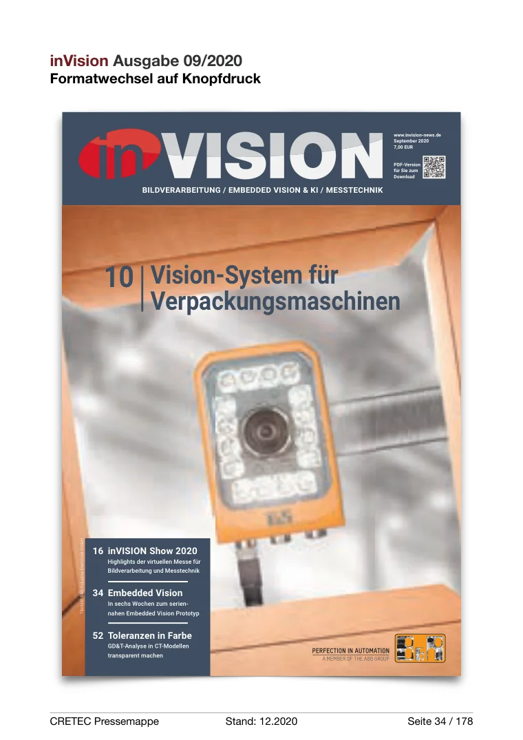 Erste PDF-Seite: inVISION - Formatwechsel auf Knopfdruck