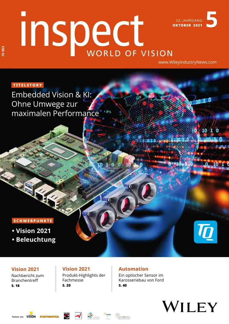 Erste PDF-Seite: inspect - Modulares Baukastensystem für Machine Vision