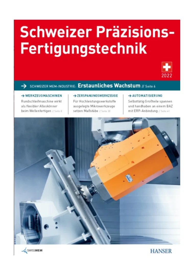Erste PDF-Seite: Werkstadt + Betrieb - Vollautomatische 360°-Kontrolle von Automotive-Bauteilen