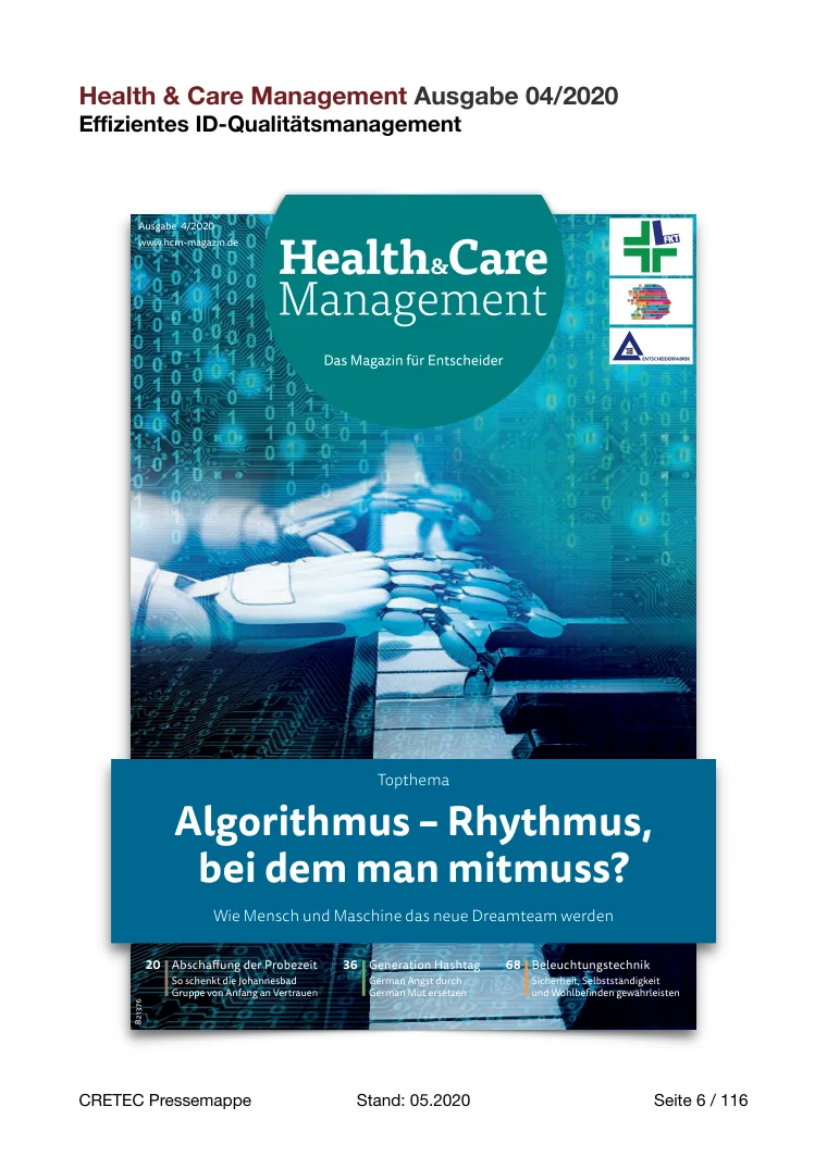 Erste PDF-Seite: Health & Care Management - Effizientes ID-Qualitätsmanagement