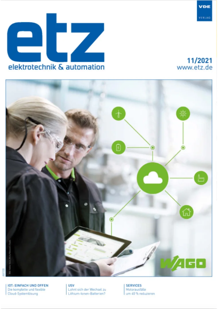Erste PDF-Seite: etz - Vision-Multitalente ermöglichen vollautomatische Qualitätsprüfung