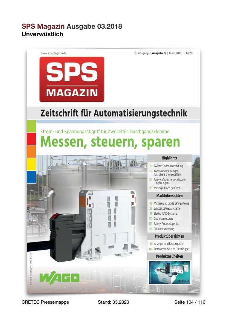 Erste PDF-Seite: SPS Magazin - Unverwüstlich