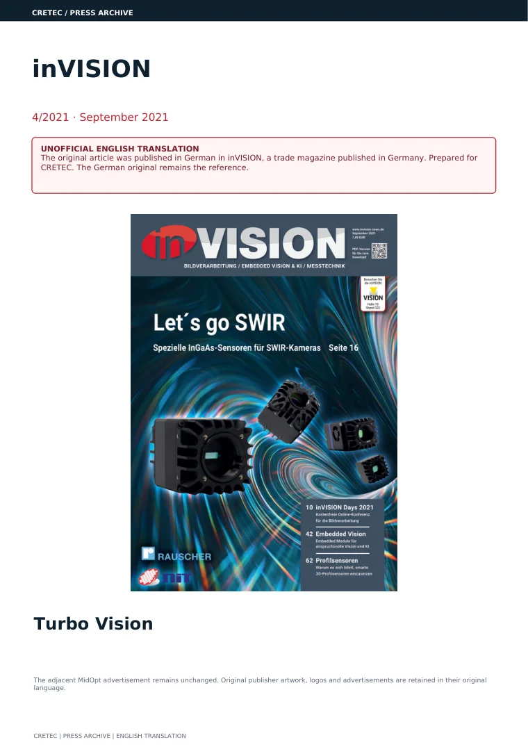 الصفحة الأولى PDF: inVISION - Turbo-Vision